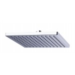 Rosa Square Chrome Shower Head 250mm